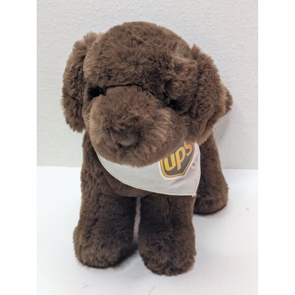 ☀ 3/$20 Douglas UPS Chocolate Lab Dog Plush Bandana Stuffed Animal Labrador Rare - Picture 1 of 5